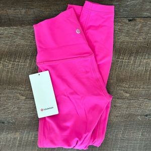 sonic pink align legging nwt 25”